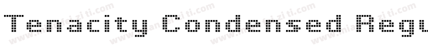 Tenacity Condensed Regular字体转换